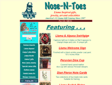 Tablet Screenshot of nose-n-toes.com